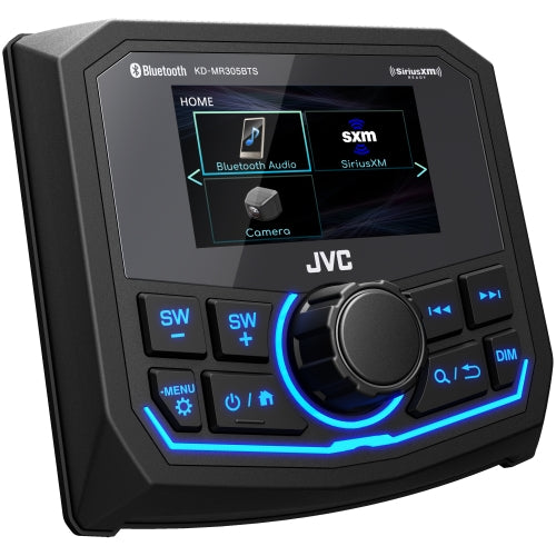JVC KD-MR305BTS, 2.7" LCD Digital Media Marine / Powersports Receiver