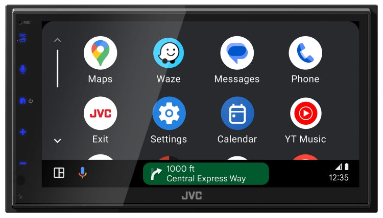 JVC KW-M690BW, 6.8" Double Din Digital Multimedia Receiver w/ Wireless CarPlay & Android Auto Capabilities