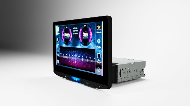 JVC KW-Z1001W, 10.1" Floating Screen Digital Multimedia Receiver w/ Wireless CarPlay & Android Auto Capabilities