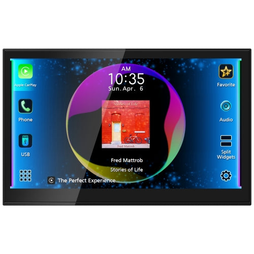 JVC KW-Z800AW, Direct Replacement 8" Digital Multimedia Receiver w/ Wireless CarPlay & Android Auto Capabilities