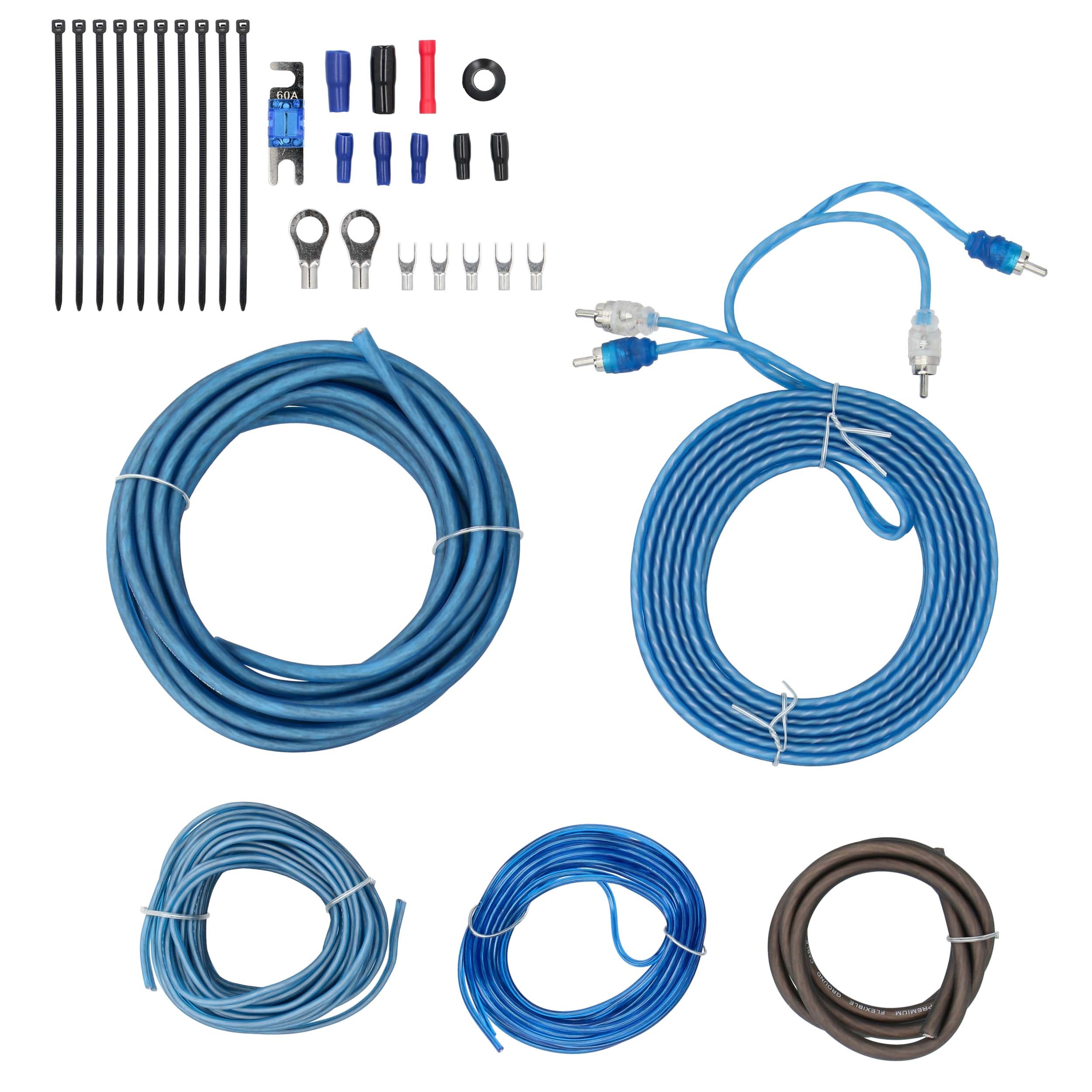 Raptor R2AK8, Amp Kit 8ga RCA
