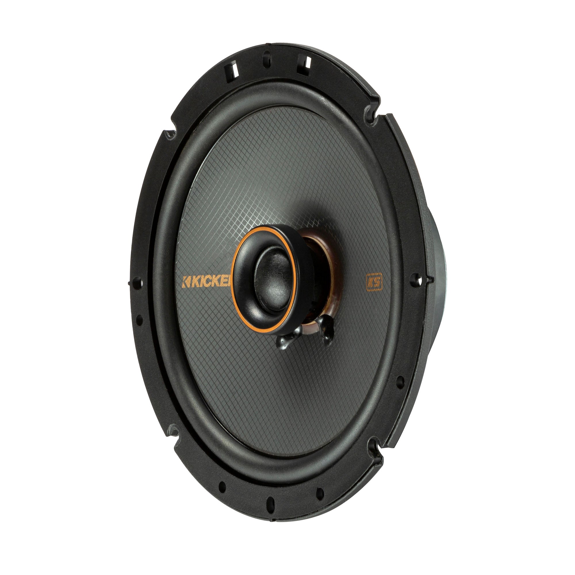 Kicker KSC6704, KS Series 6.75" 2-Way 4 Ohm Coaxial Speakers + Damping Kit Bundle