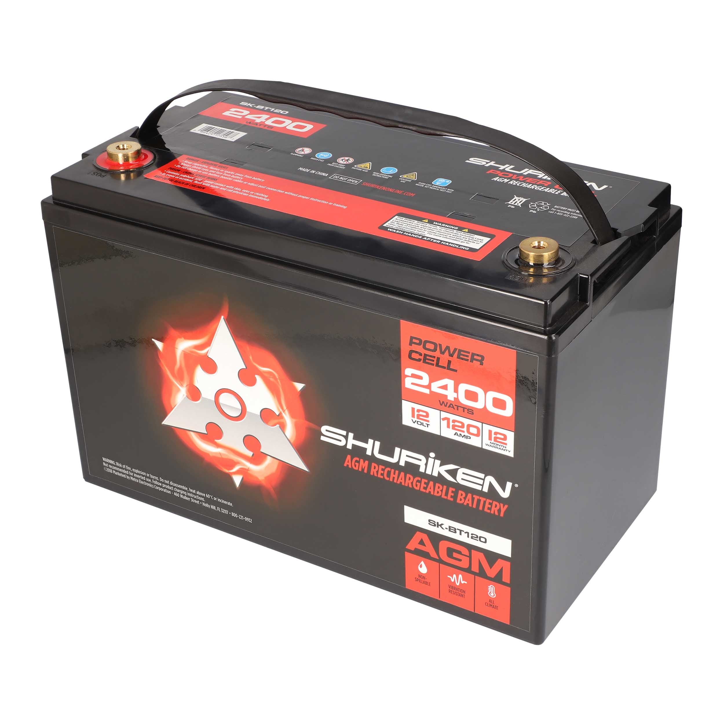 Shuriken SK-BT120, Battery '2400' 120 Amp Hour