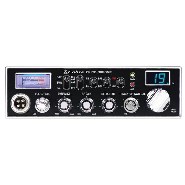 Cobra CCBP29LT01, 29 LTD W/NEW FRONT CONNECT MIC AM/FM