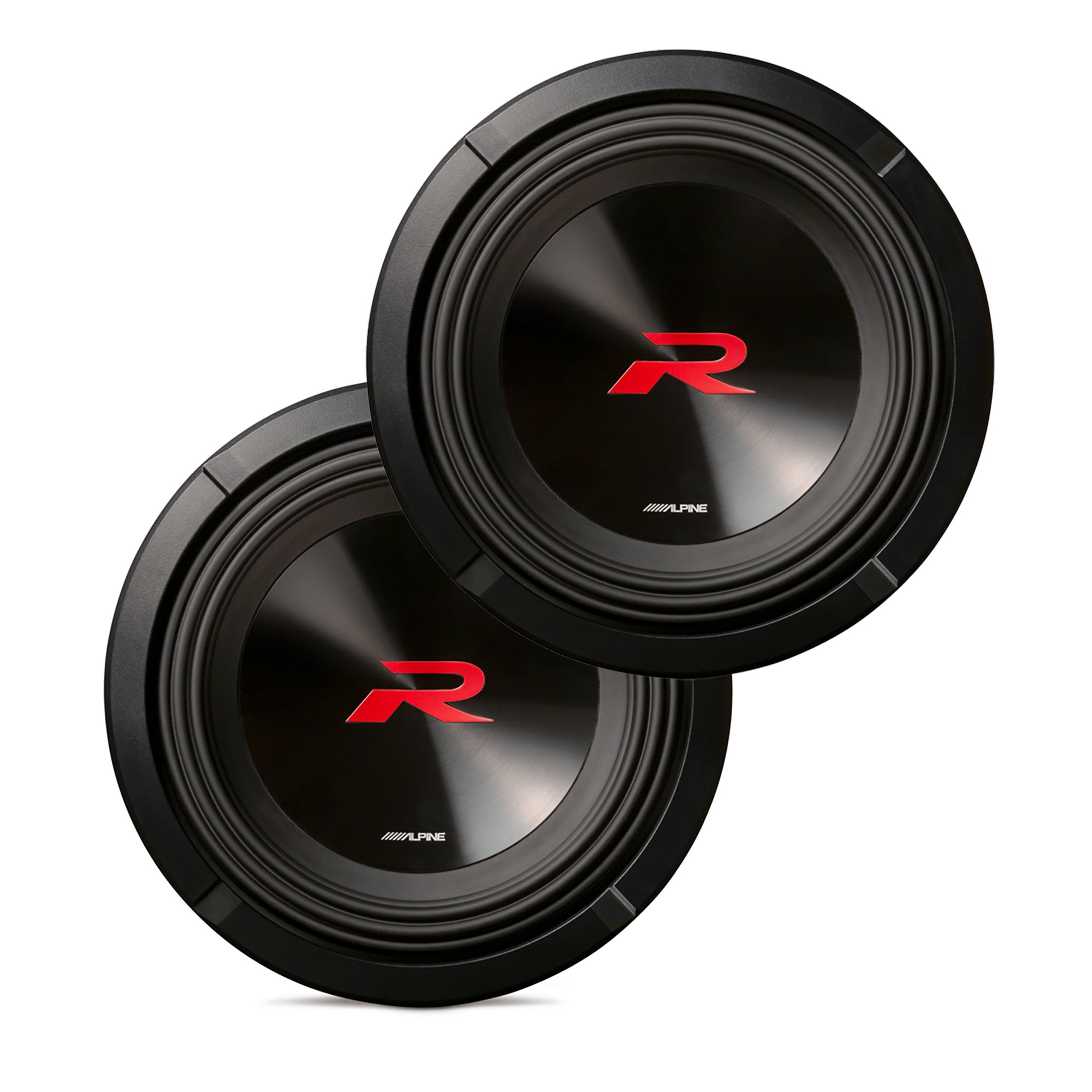 2x Alpine R2-W8D4,  R Series 8" Dual 4 Ohm Voice Coil Subwoofers - Pair