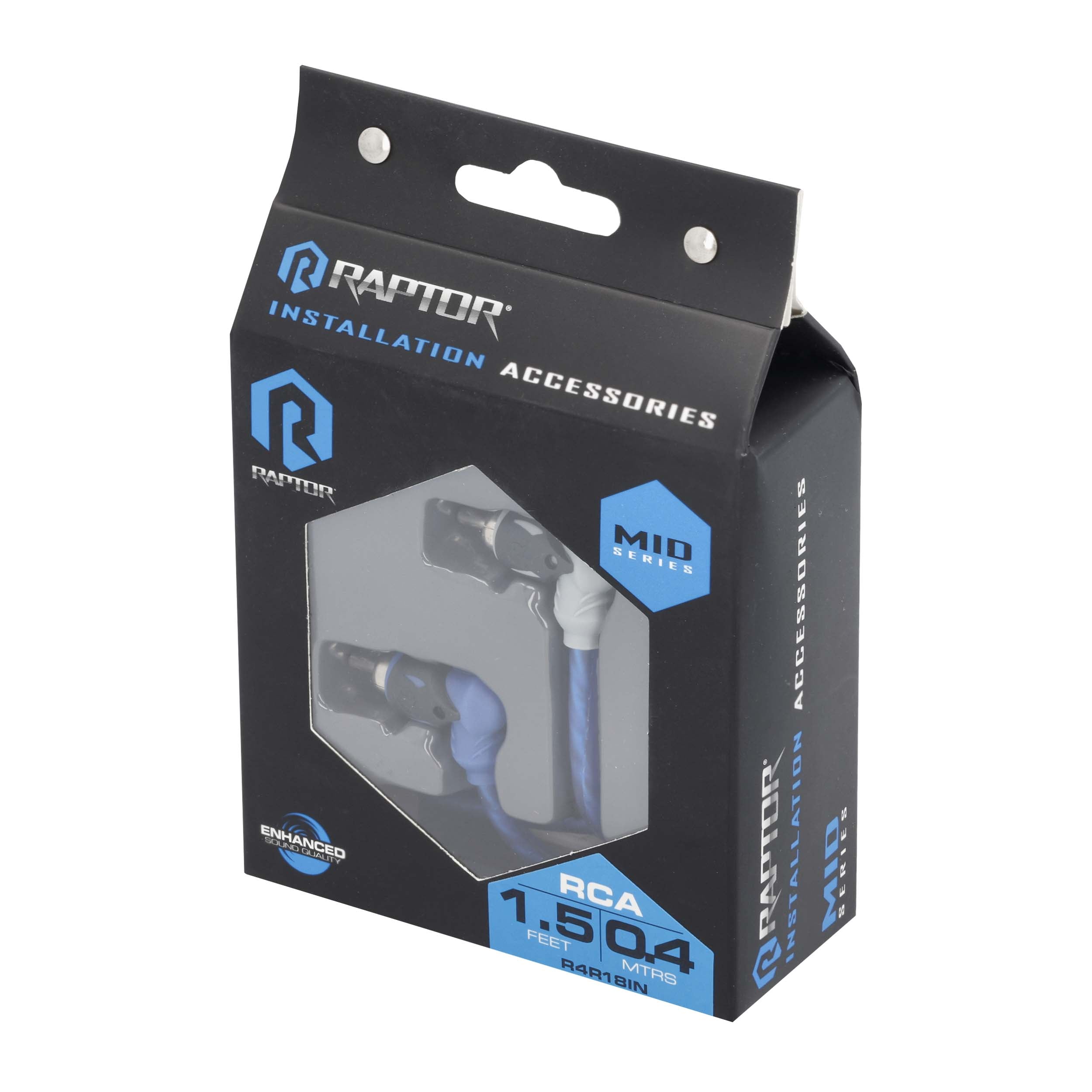 Raptor R4R18IN, RCA 2ch 1½'
