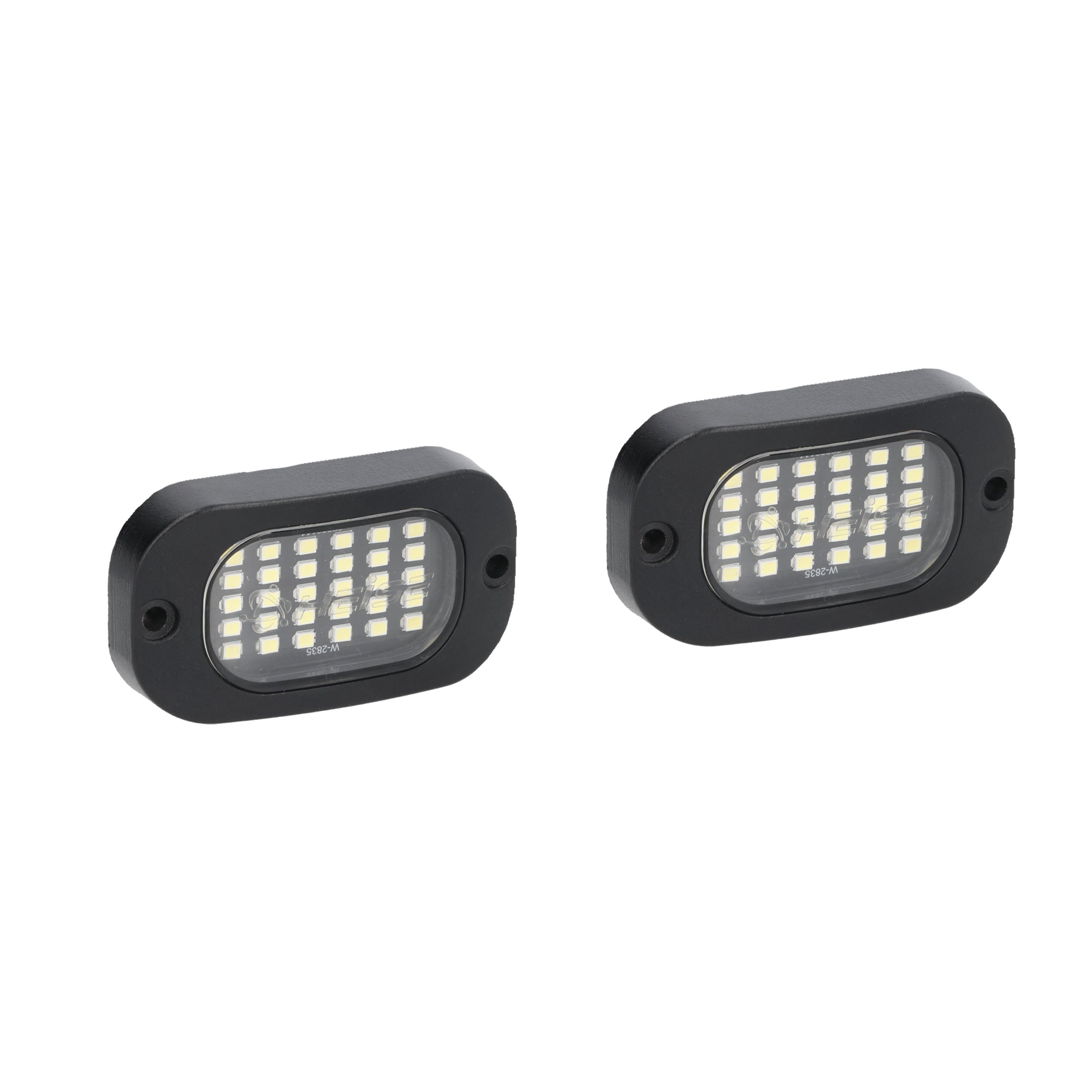 HEISE HE-ROCK-WHT, .(2)Black Pod White LED