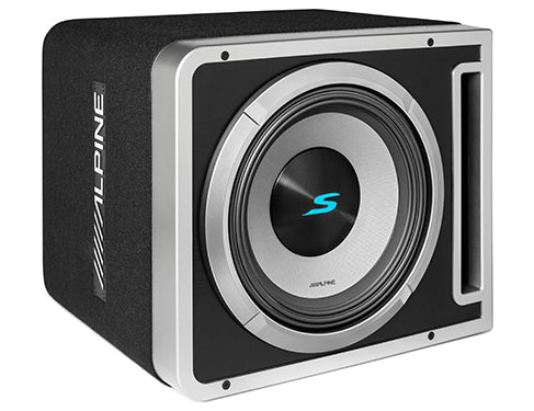 Alpine S2-SB12V, 12” Alpine Halo S-Series Preloaded Subwoofer Enclosure with ProLink™