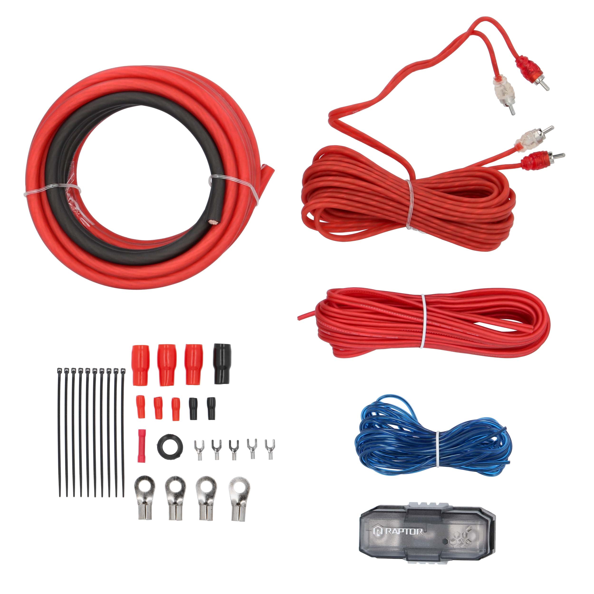 Raptor R3A4, Amp Kit 4ga RCA