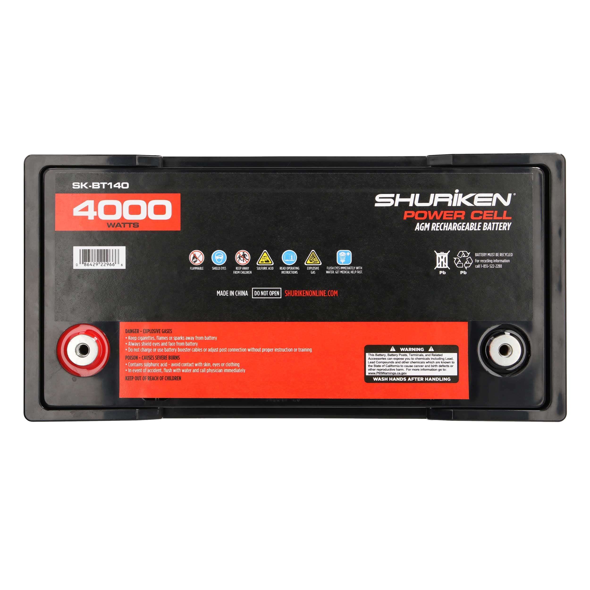 Shuriken SK-BT140, Battery '3800' 140 Amp Hour
