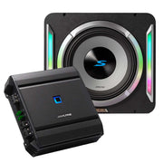 Alpine S2-SB12, 12” PrismaLink™ S-Series Subwoofer Enclosure + S-A60M 600W Monoblock Amplifier Bundle