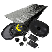 Kicker CSS694, CS Series 6x9" Component System  + Damping Kit Bundle
