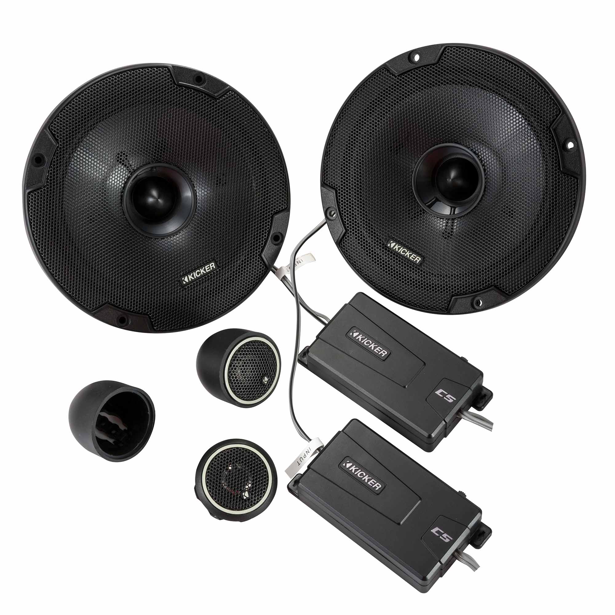 Kicker CSS674, CS Series 6.75"Component System + Damping Kit Bundle