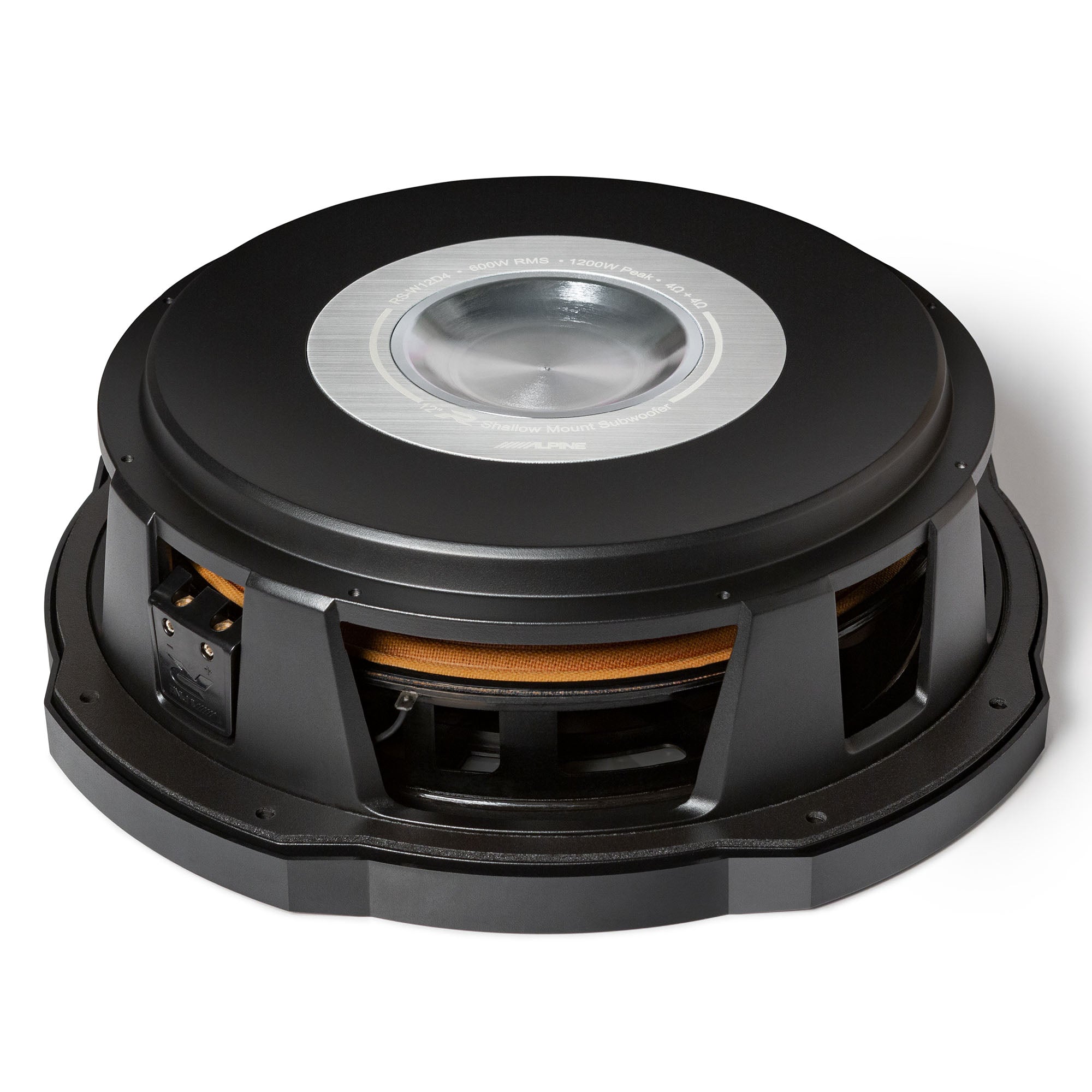 2x Alpine RS-W12D4,  R Series 12" Dual 4 Ohm Voice Coil Shallow Subwoofers - Pair