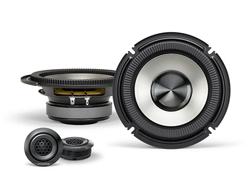 Alpine BRV-S65C, BassRev 6.5" 2-Way Component Speaker System