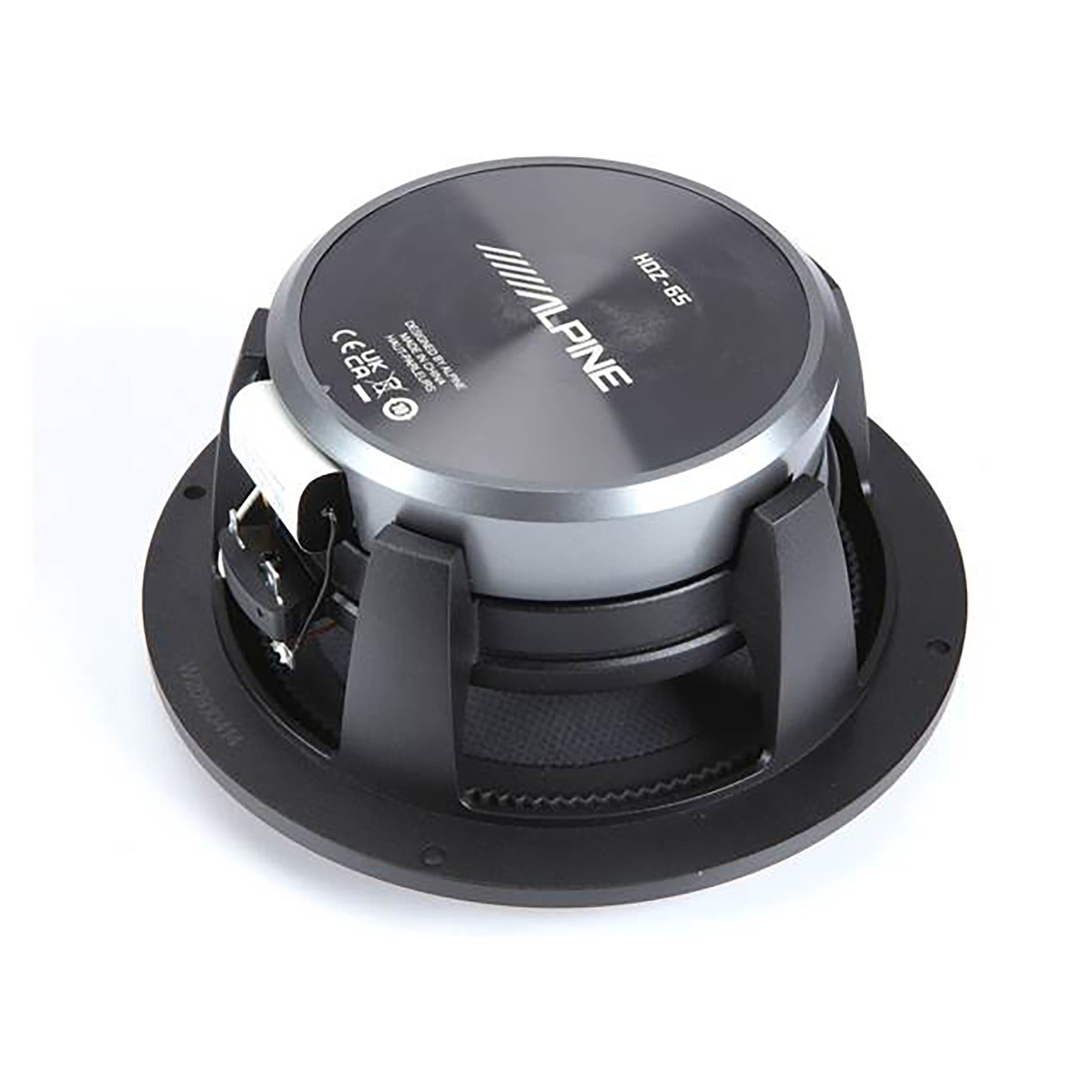Alpine HDZ-65, Status Series Hi-Res 6.5" 2-Way Speakers + Damping Kit Bundle