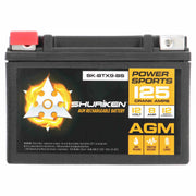 Shuriken SK-BTX9-BS, OE Battery JIS 125CCA/8AH
