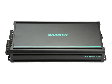 Kicker KMA6006, KM Series 6 Channel Full Range Marine Amplifier - 600 Watts (48KMA6006)