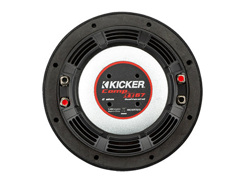 Kicker CWRT67, CompRT Series 6.75" 2-Ohm Dual Voice Coil Shallow Subwoofer (48CWRT672)