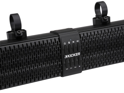 Kicker KPB2, 34" Bluetooth Powered Weatherproof Powerbar Soundbar (Black) (47KPB2)