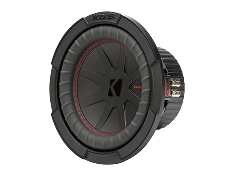 Kicker CWR8, CompR Series 8" 2-Ohm Dual Voice Coil Subwoofer (48CWR82)