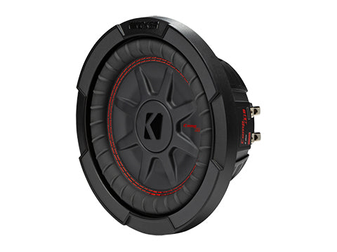 Kicker CWRT8, CompRT Series 8" 2-Ohm Dual Voice Coil Shallow Subwoofer (48CWRT82)