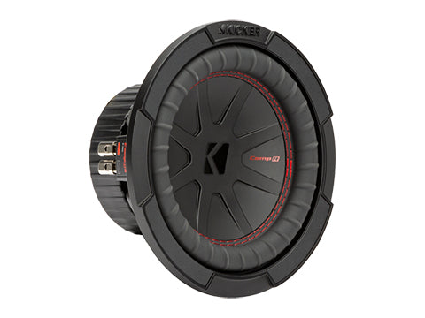 Kicker CWR8, CompR Series 8" 4-Ohm Dual Voice Coil Subwoofer (48CWR84)