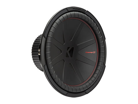 Kicker CWR15, CompR Series 15" 4-Ohm Dual Voice Coil Subwoofer (48CWR154)