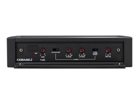 Kicker KXMA4002, KXM Series 2 Channel Class D Full Range Marine Amplifier - 400 Watts (48KXMA4002)
