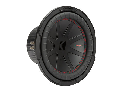 Kicker CWR10, CompR Series 10" 2-Ohm Dual Voice Coil Subwoofer (48CWR102)