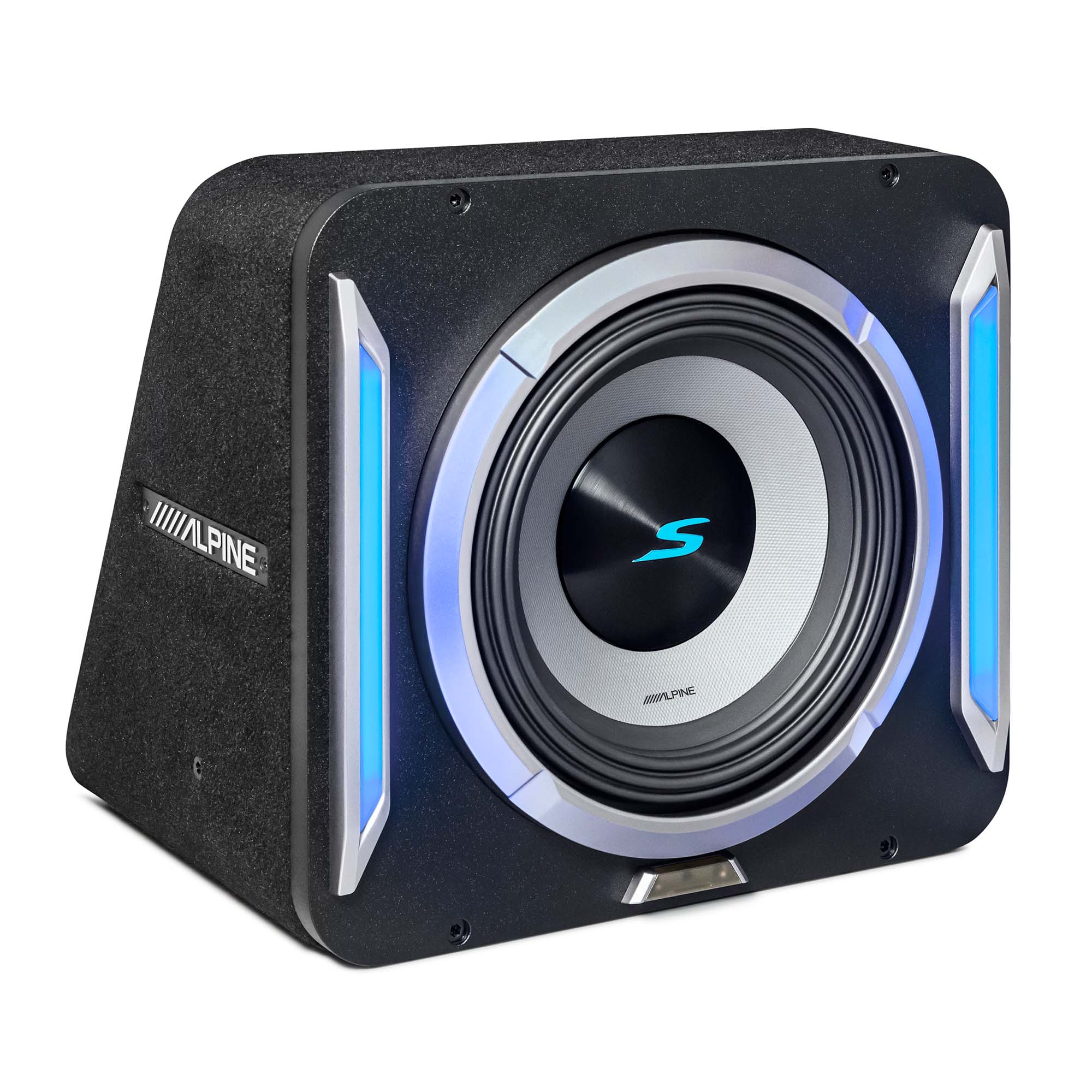 Alpine S2-SB12, 12” PrismaLink™ S-Series Subwoofer Enclosure + S-A60M 600W Monoblock Amplifier Bundle