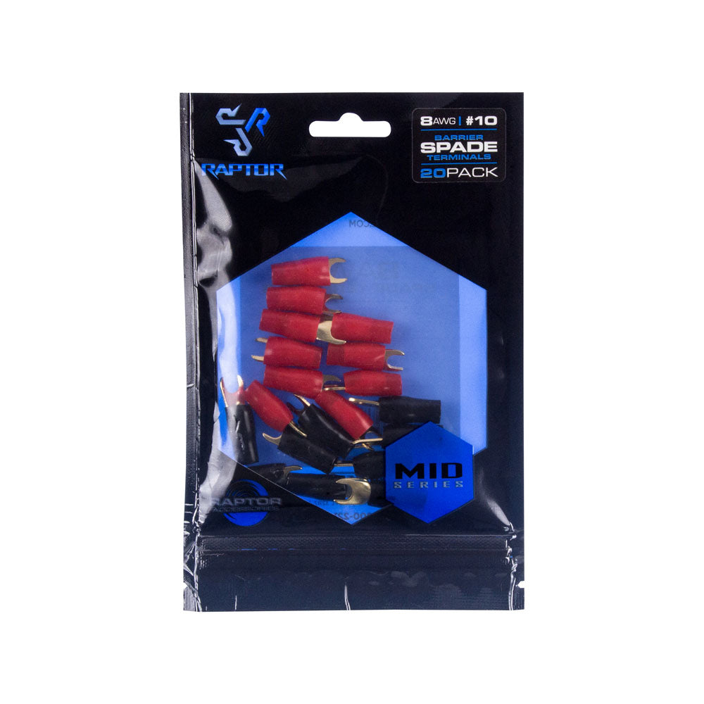 Raptor R810ST, (20)Barrier Spade 8ga #10