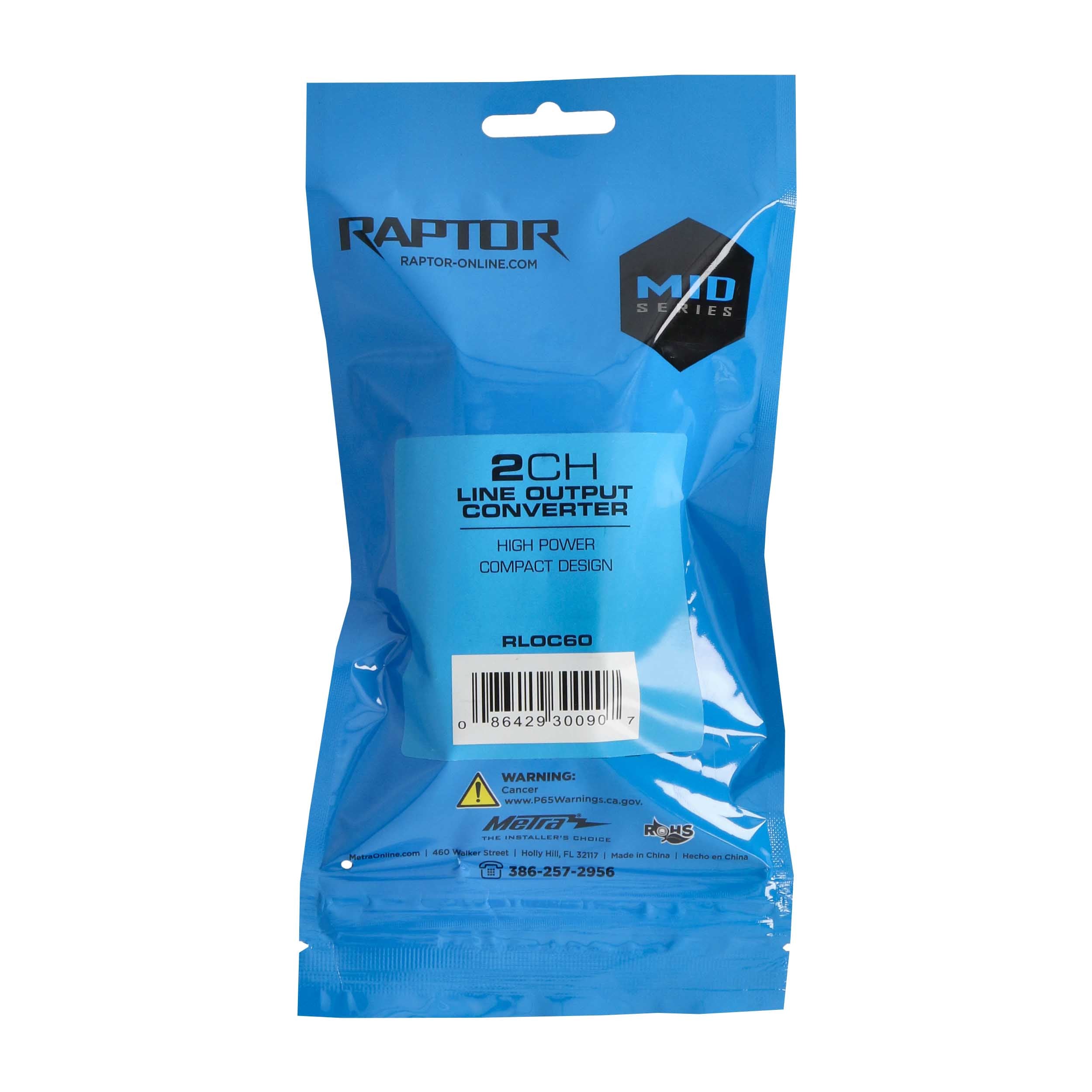 Raptor RLOC60, Line Output Converter 2ch
