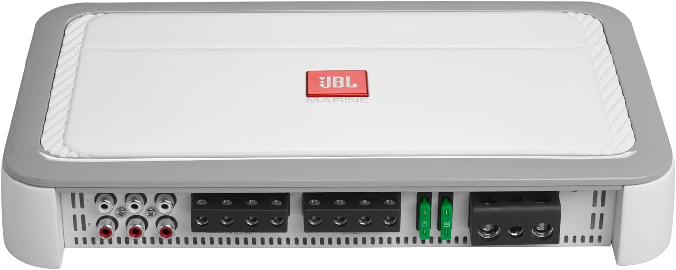 JBL MA754, 4 Channel Marine Fullrange Amplifier - 300 Watts RMS