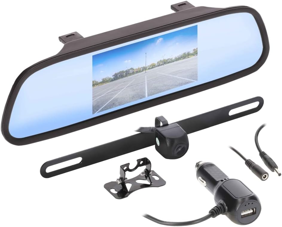iBeam TE-WKMR43, Mirror+Camera 4.3" Wireless