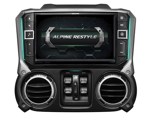 Alpine i509-WRA-JK, 9" Weather-Resistant Multimedia Receiver for Select JEEP Wrangler
