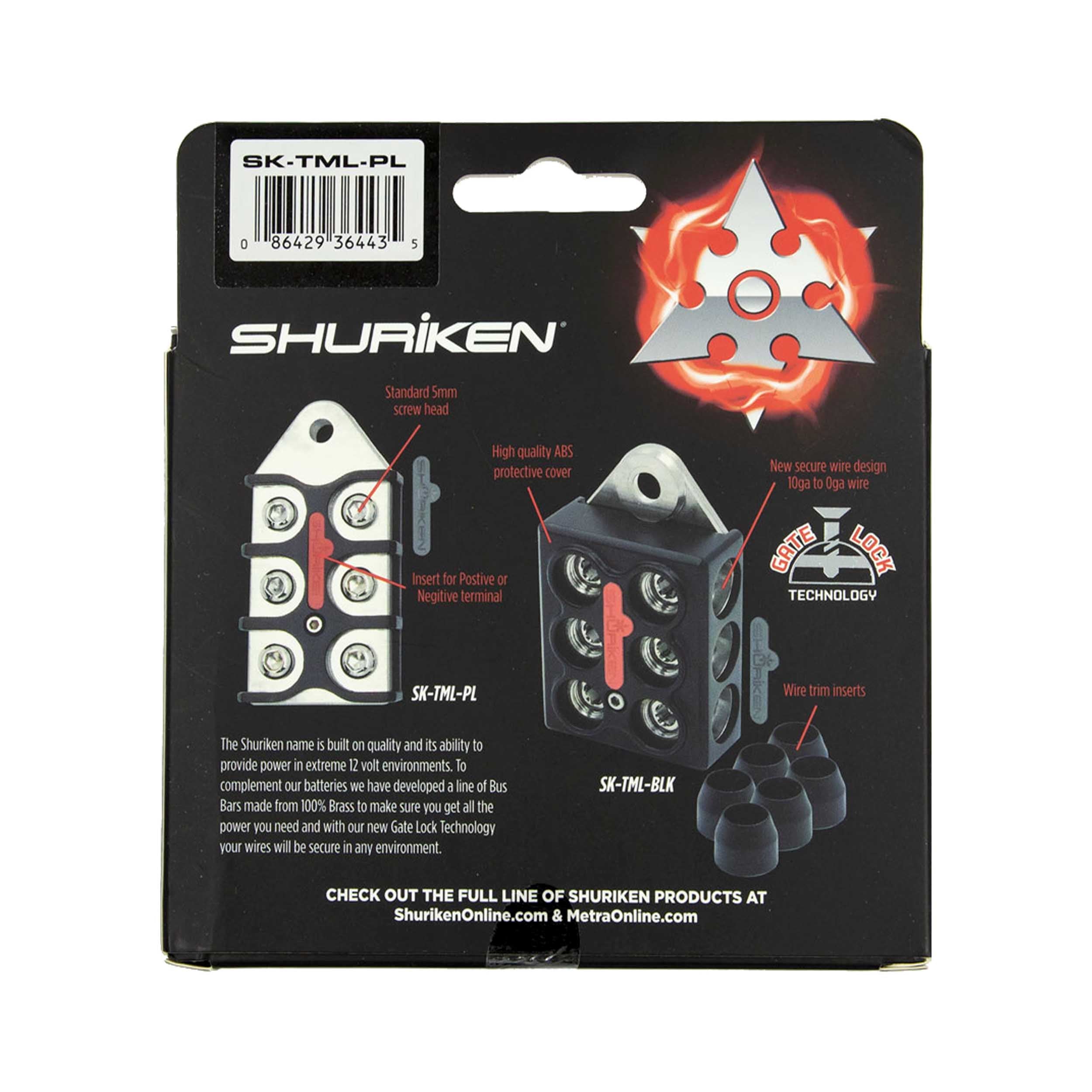 Shuriken SK-TML-PL, Bus Bar Plate Ring Term Brass