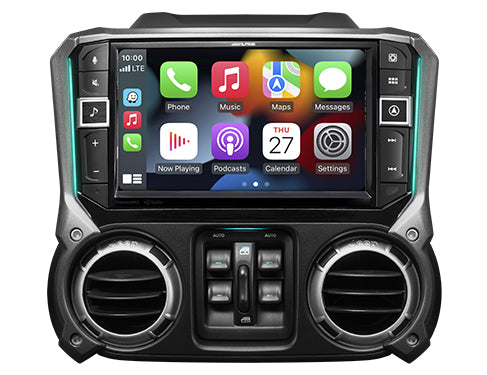Alpine i509-WRA-JK, 9" Weather-Resistant Multimedia Receiver for Select JEEP Wrangler