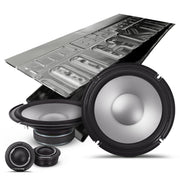 Alpine S2-S80C, S Series 8" 2-Way Hi-Res Speakers + Sound Damping Kit Bundle