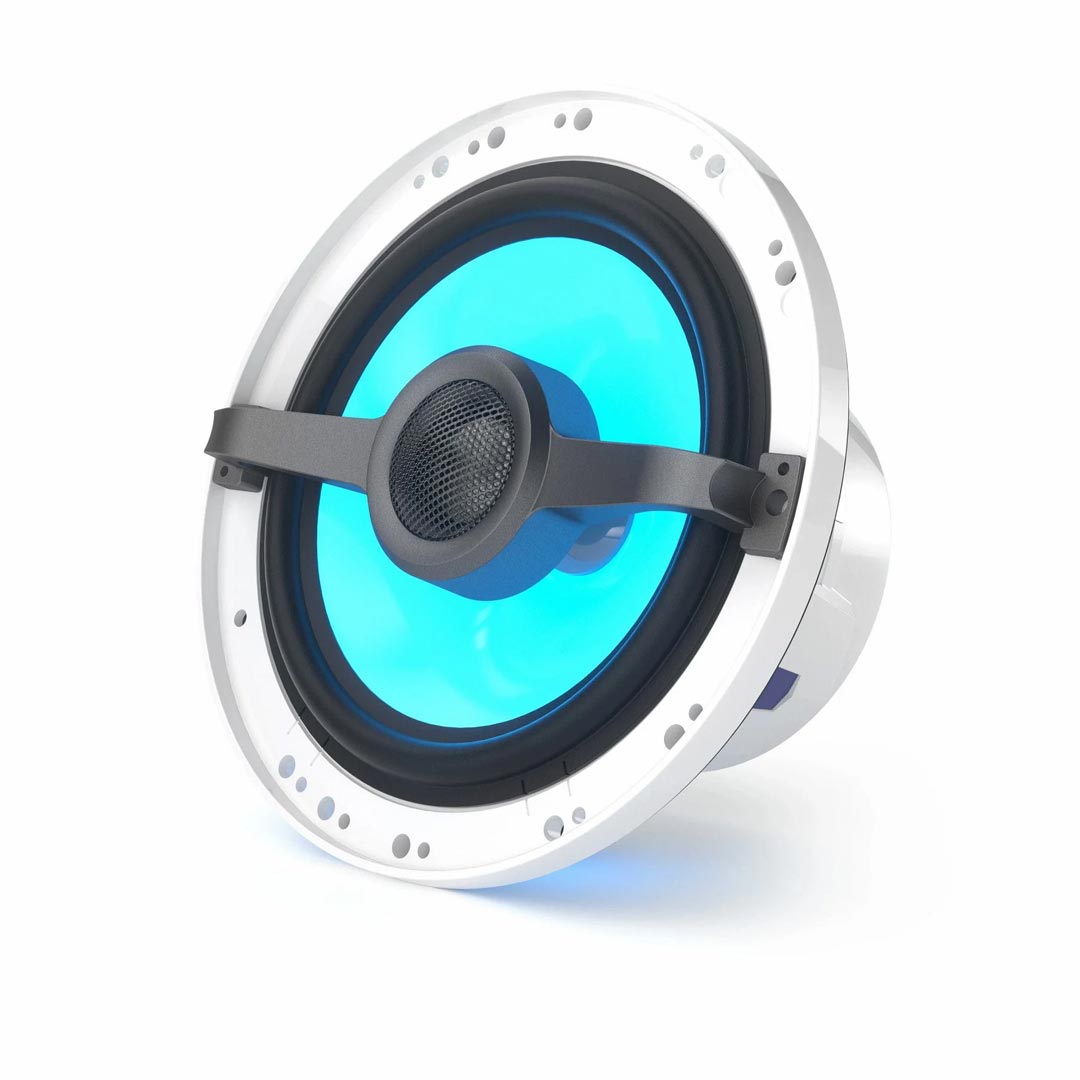 JL Audio M6-650XC-S-i, M6 6.5" 2-Way Marine Coaxial Speaker Core - LED Lighting, Single