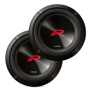 2x Alpine R2-W12D4,  R Series 12" Dual 4 Ohm Voice Coil Subwoofers - Pair
