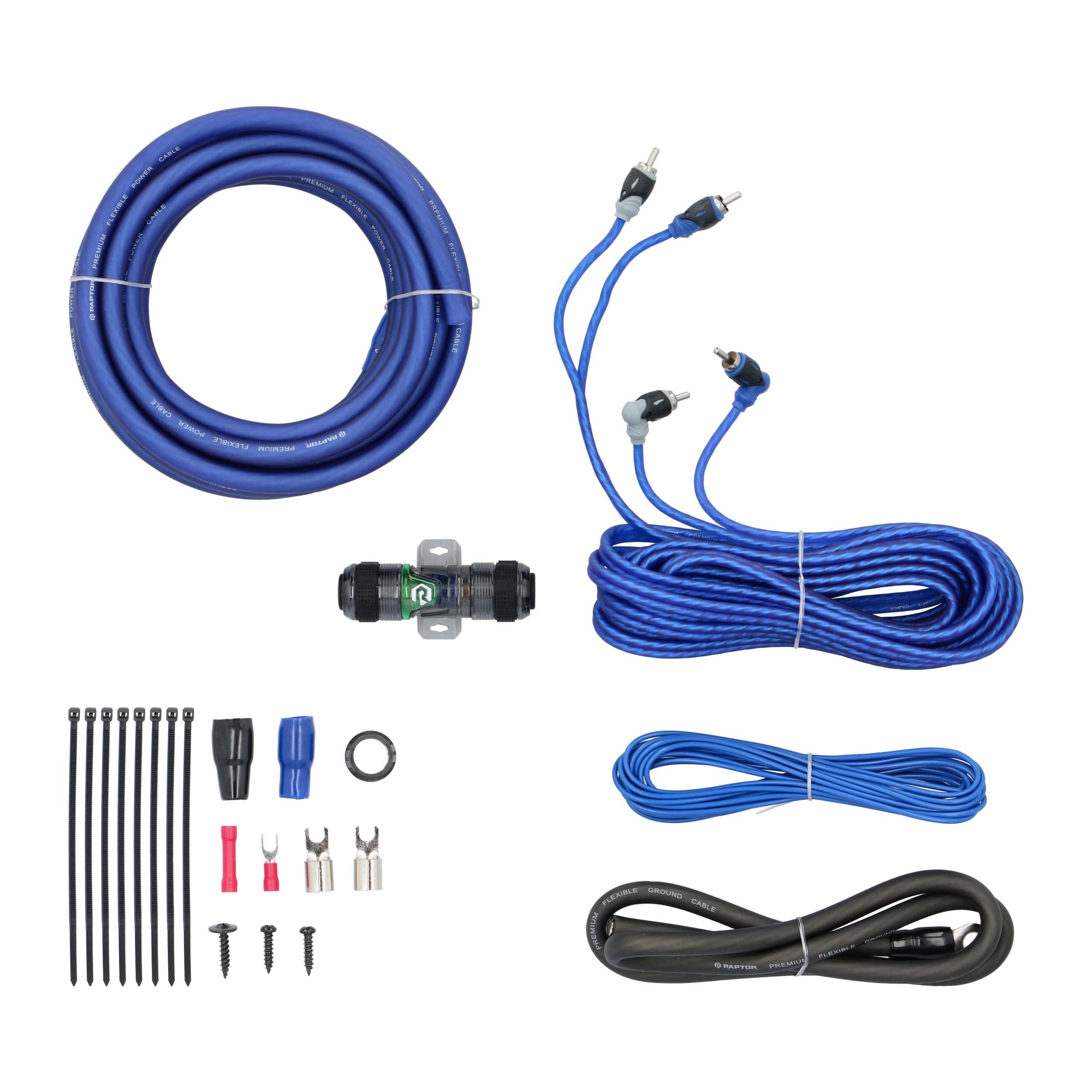 Raptor R4A4, Amp Kit 4ga RCA