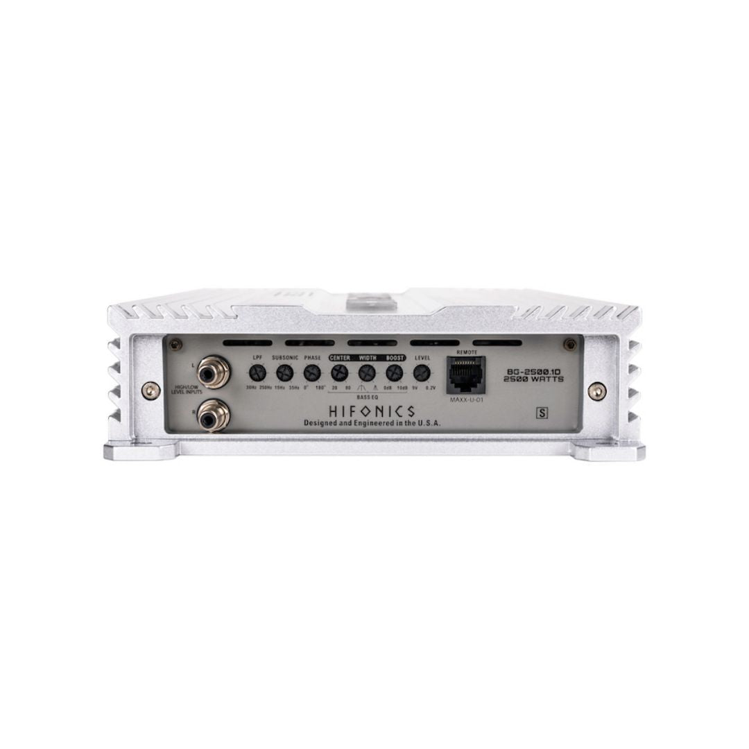 Hifonics BG-2500.1D, Brutus Gamma Monoblock Subwoofer Amplifier, 2500W