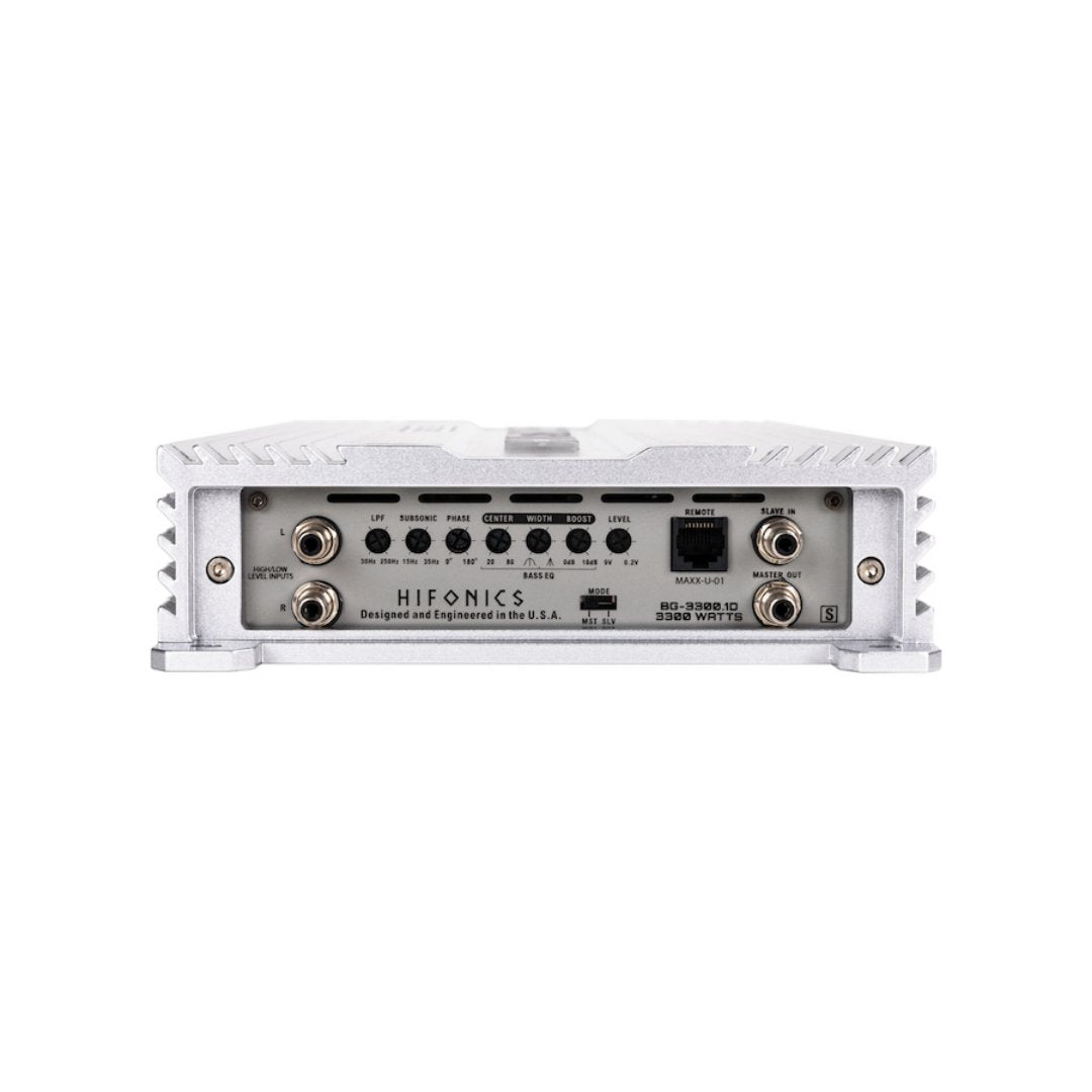 Hifonics BG-3300.1D, Brutus Gamma Monoblock Subwoofer Amplifier, 3300W