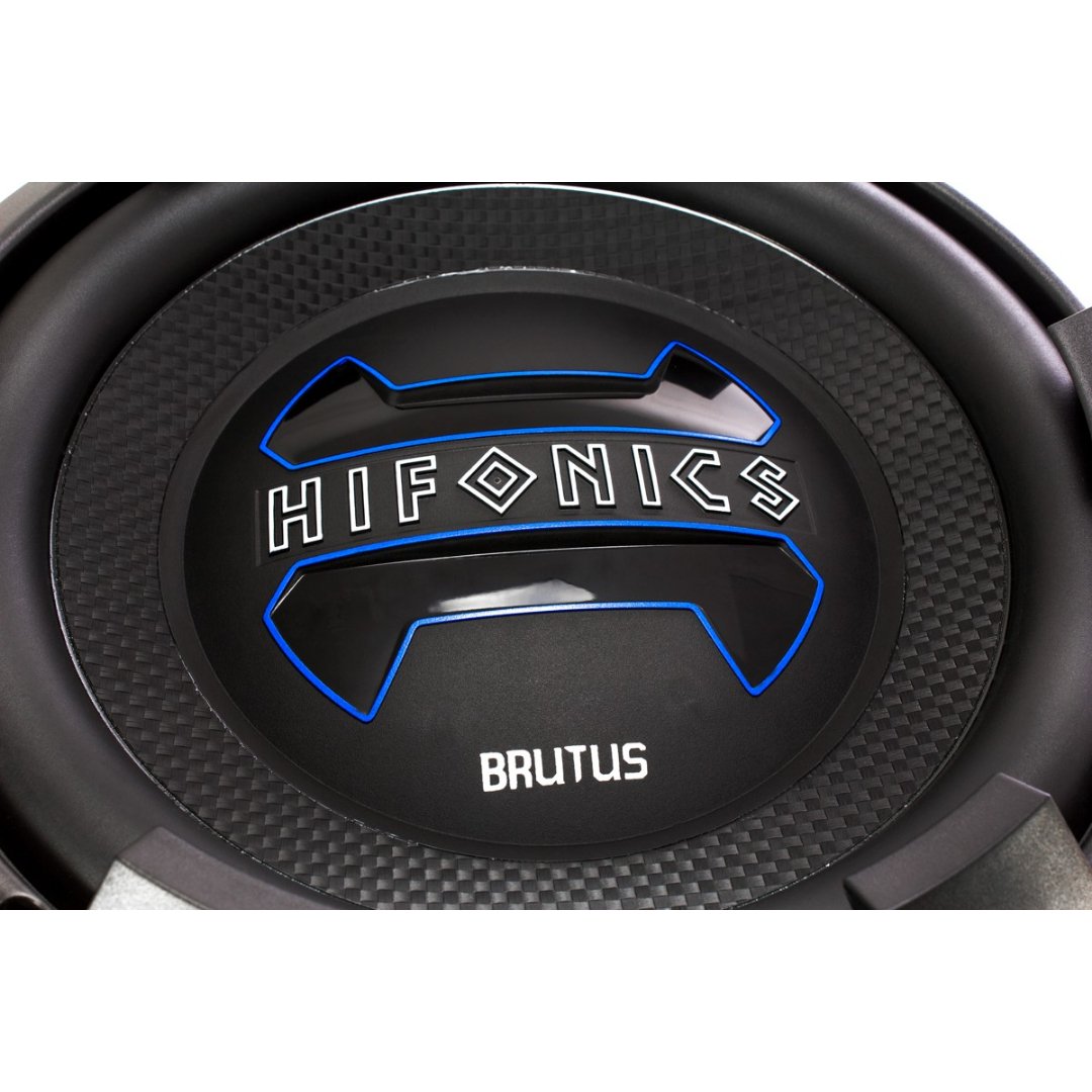 Hifonics BRX12D4, Brutus Series 12" 4 Ohm Dual Voice Coil Illuminated Subwoofer, 900W