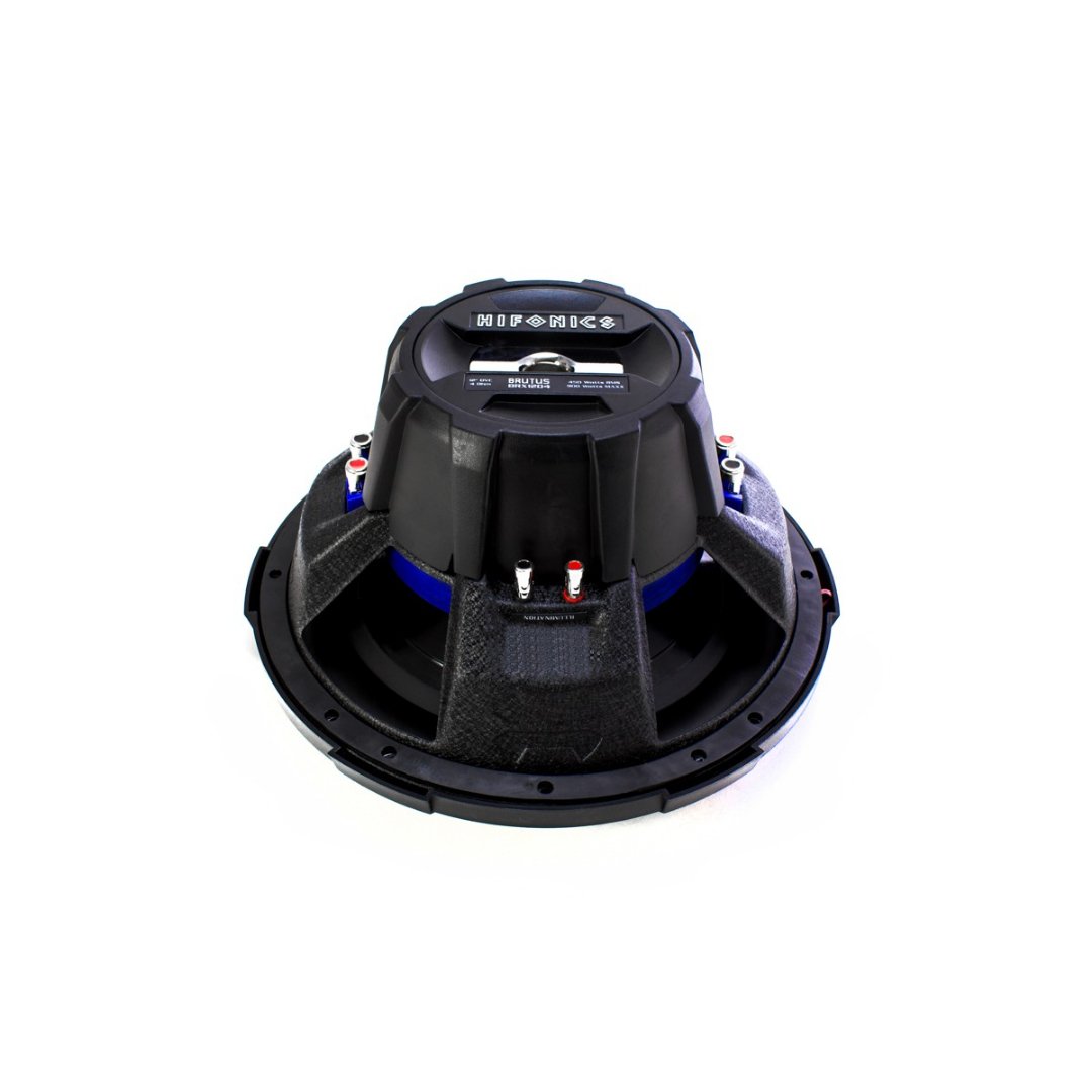Hifonics BRX12D4, Brutus Series 12" 4 Ohm Dual Voice Coil Illuminated Subwoofer, 900W