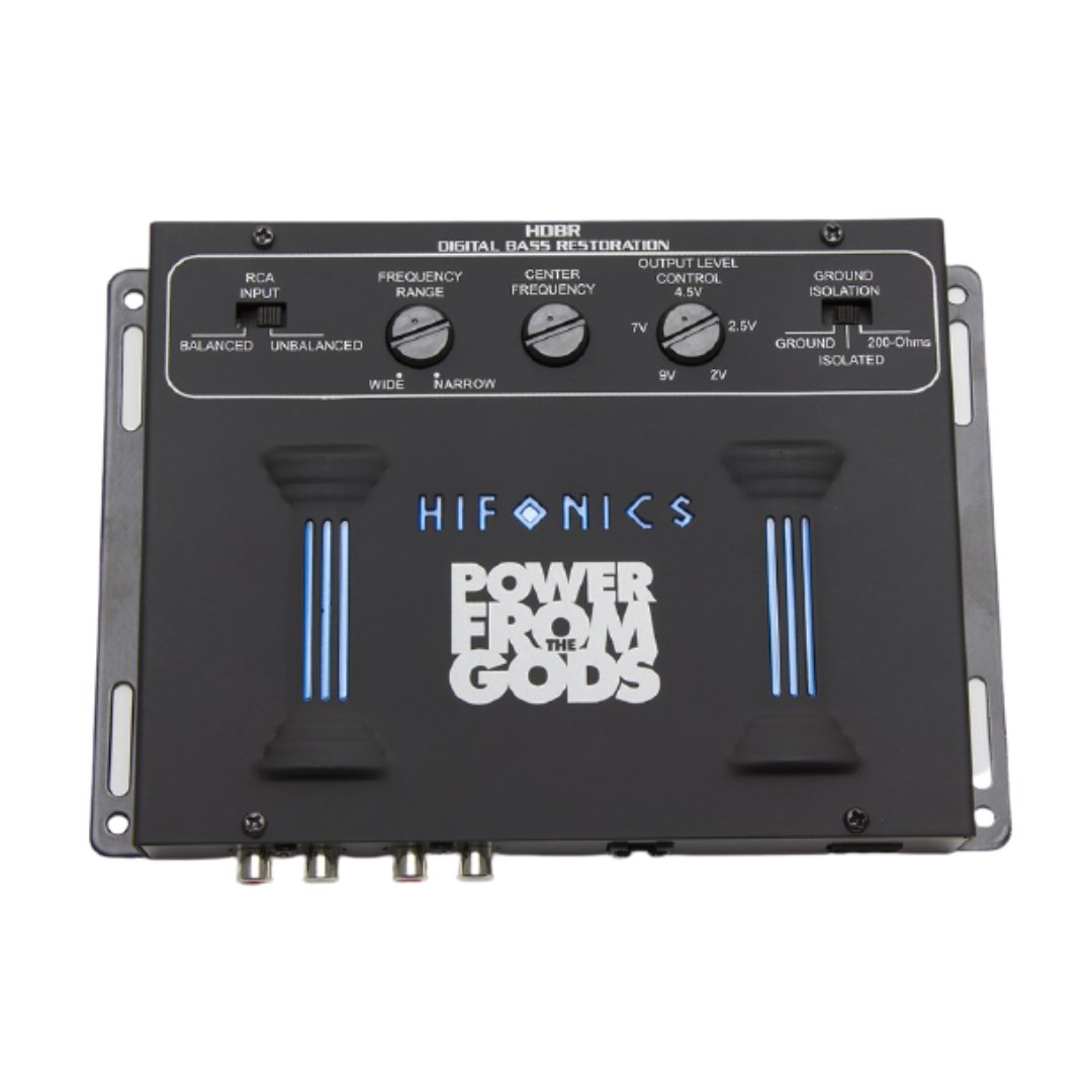 Hifonics HDBR,  Digital Bass Driver/Restoration Processor with Parametric Bass Control.