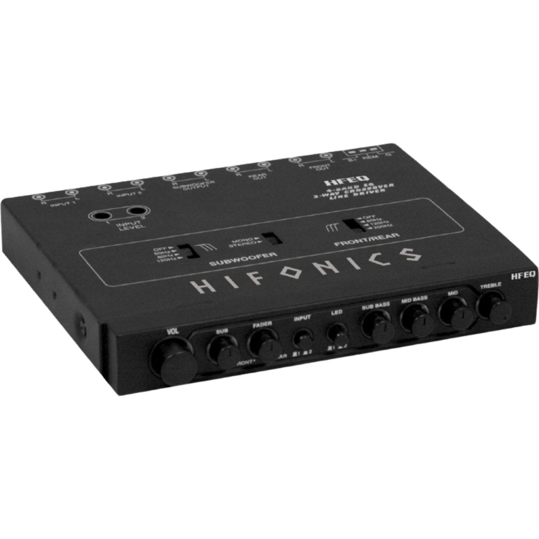 Hifonics HFEQ, 1/2 DIN 4 Band Equalizer