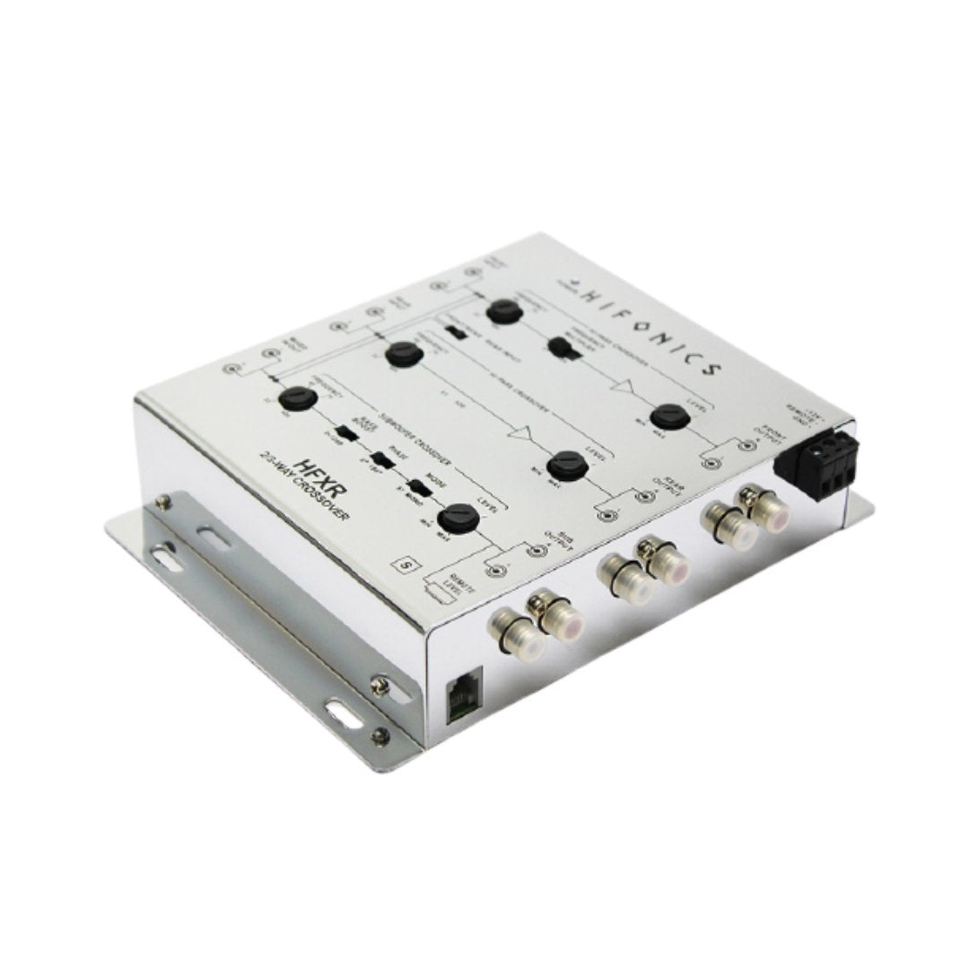 Hifonics HFXR,  2-Way / 3-Way Active Crossover w/ Remote Bass Control.