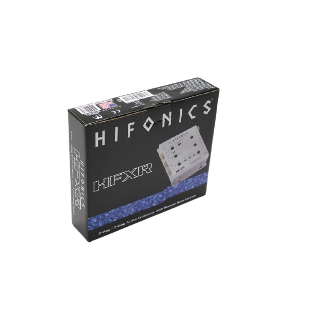 Hifonics HFXR,  2-Way / 3-Way Active Crossover w/ Remote Bass Control.